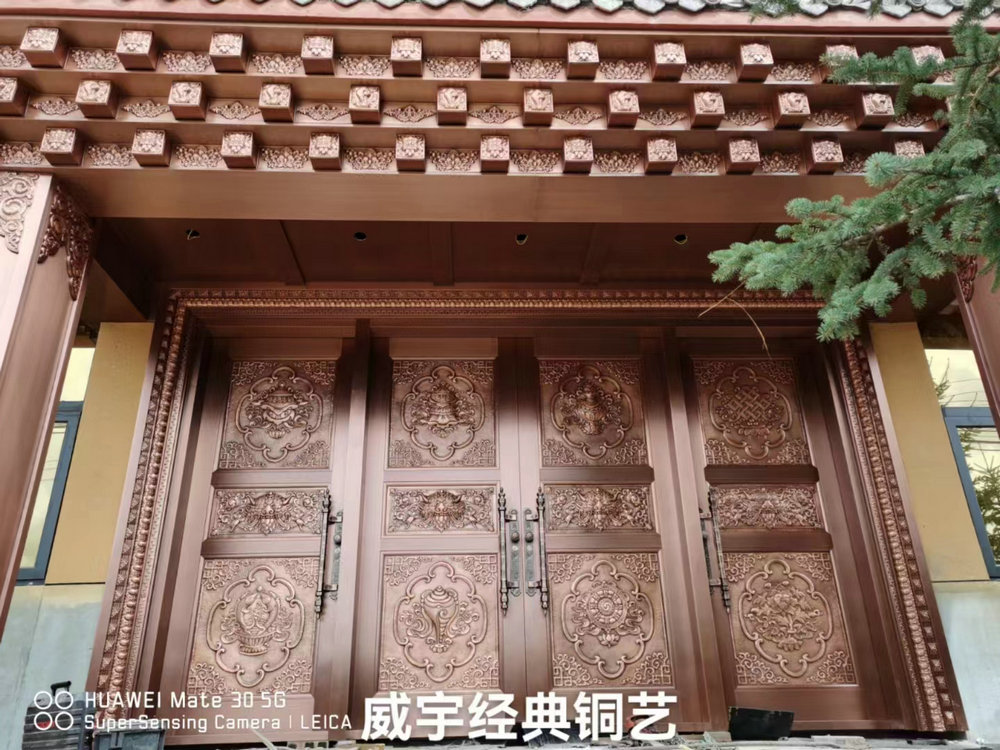 藏式铜门铜装饰案例25