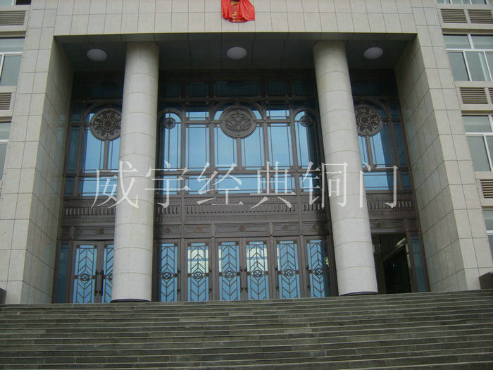 宁夏法院铜门